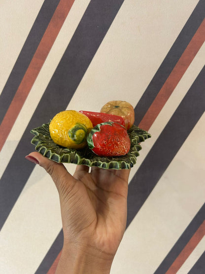 Prato Decorativo Frutas