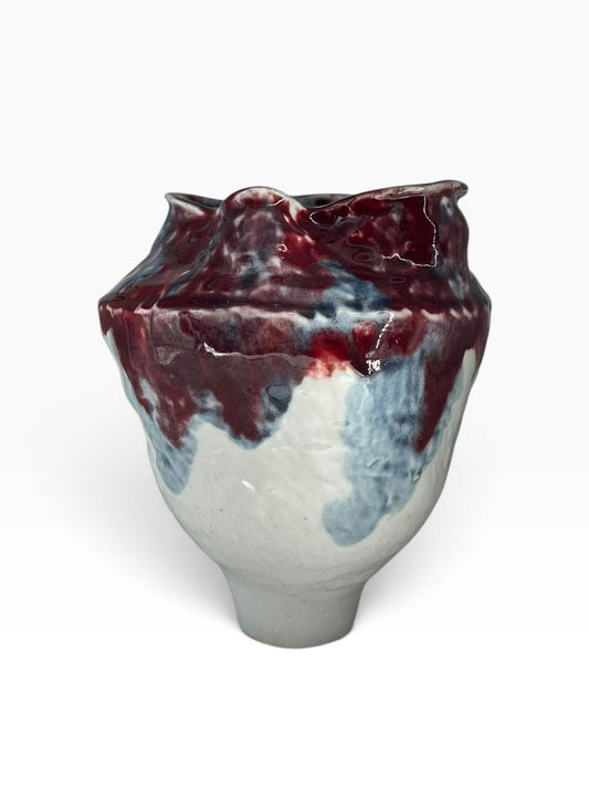Vaso Azul e  Sangue de Boi P