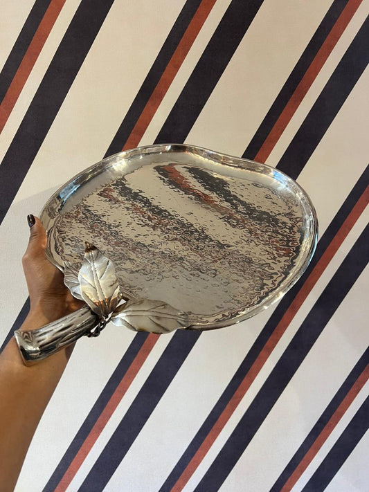 Bandeja Maçã em Prata