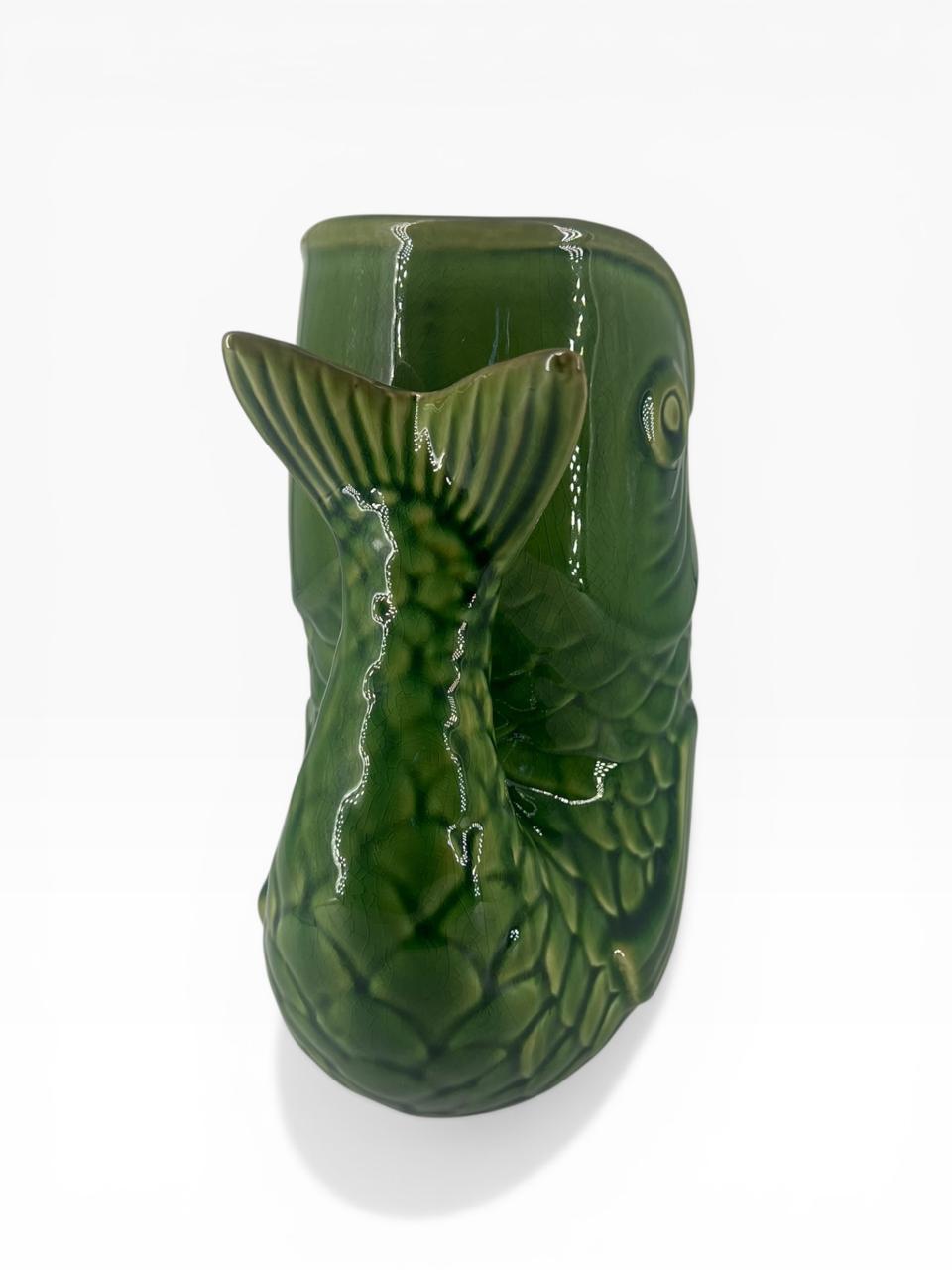 Vaso Peixe Verde M