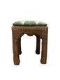 Banqueta Ikat Verde