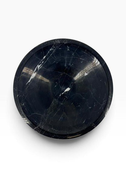 Bowl em Mármore Preto e Dourado