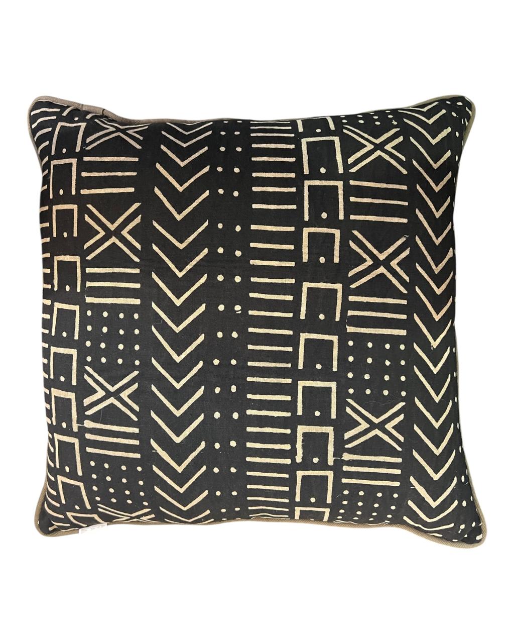 Almofada Ndomo Mali 8 Preto 50x50