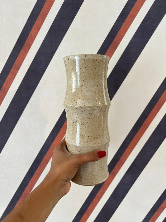 Vaso Bambu Bege G