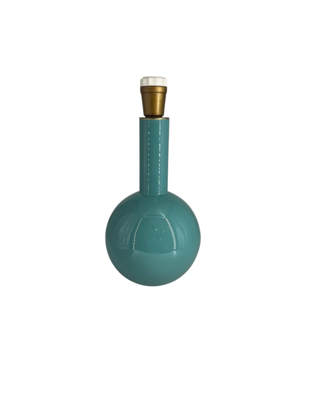 Base Abajur Metal Azul P