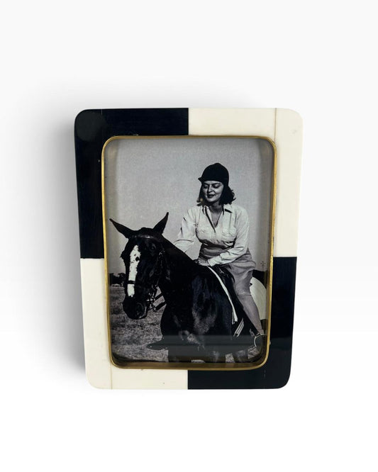 Porta Retrato Osso Preto e Branco