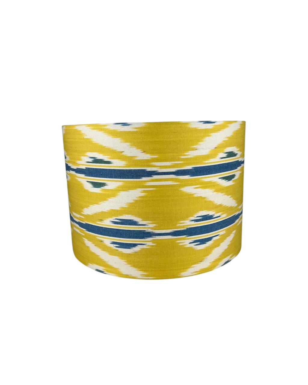Cúpula Ikat Azul e Amarelo A20X30
