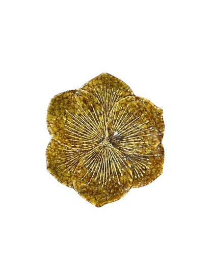 Prato Flor Amarelo M