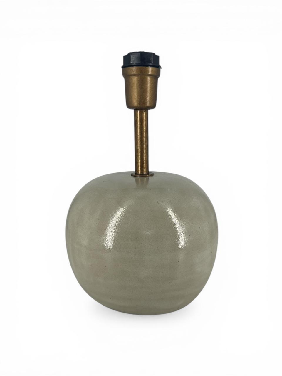 Base Abajur Bola Branco
