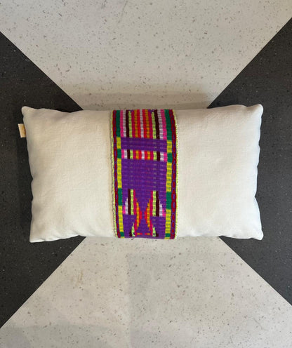 Almofada Ikat Peruano Roxo 50x30 I