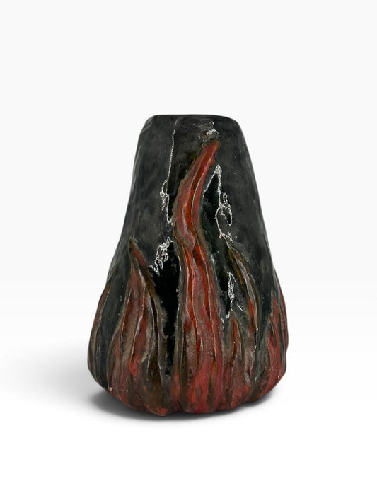 Vaso Cerâmica Fogo