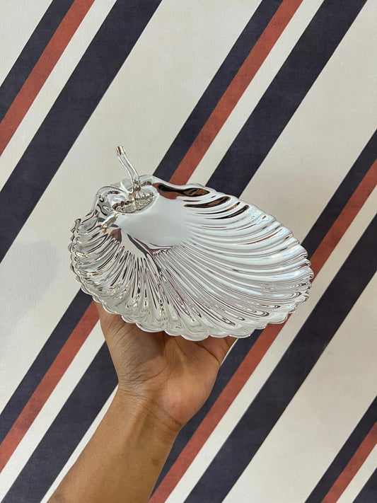 Concha Rasa em Prata