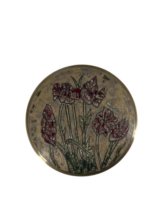 Caixa Flor Latão