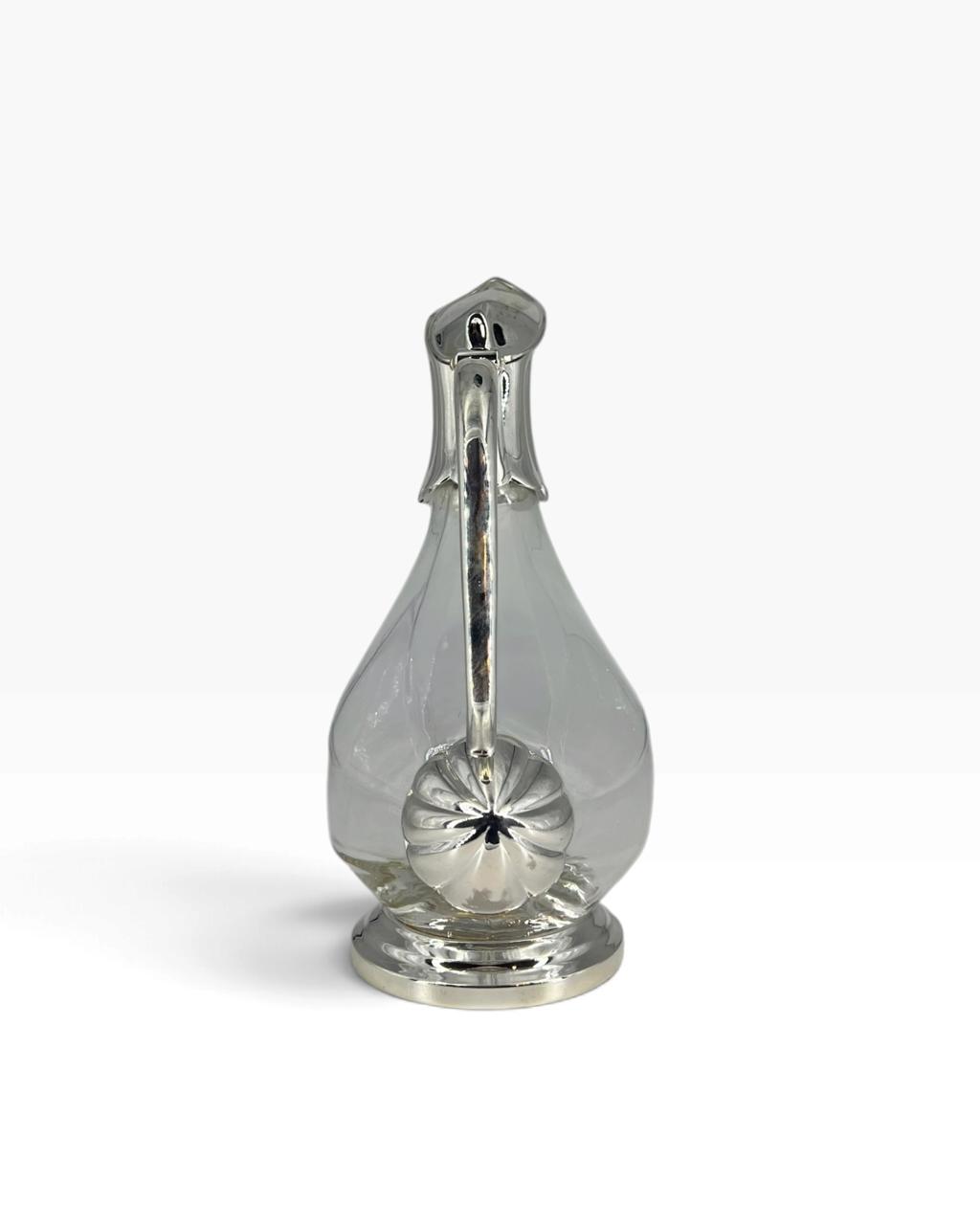 Decanter em Vidro e Prata