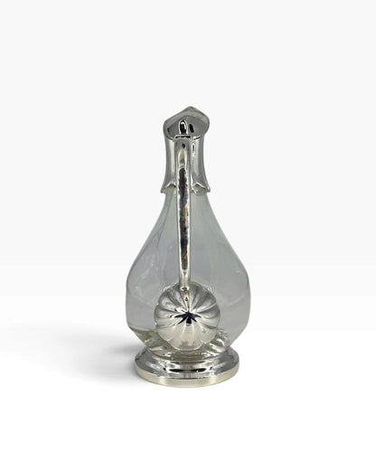 Decanter em Vidro e Prata