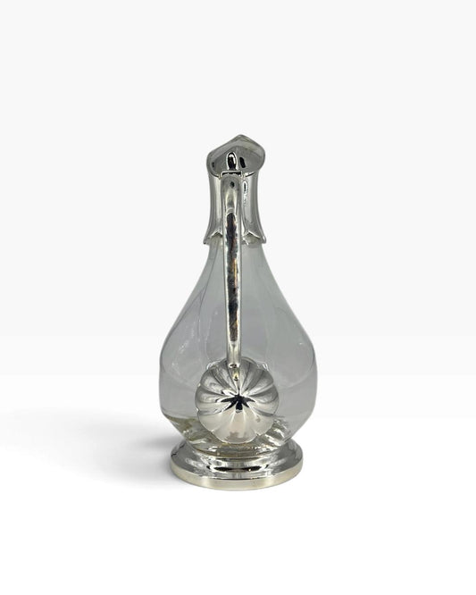 Decanter em Vidro e Prata