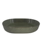 Travessa Oval Em Ceramica Verde M