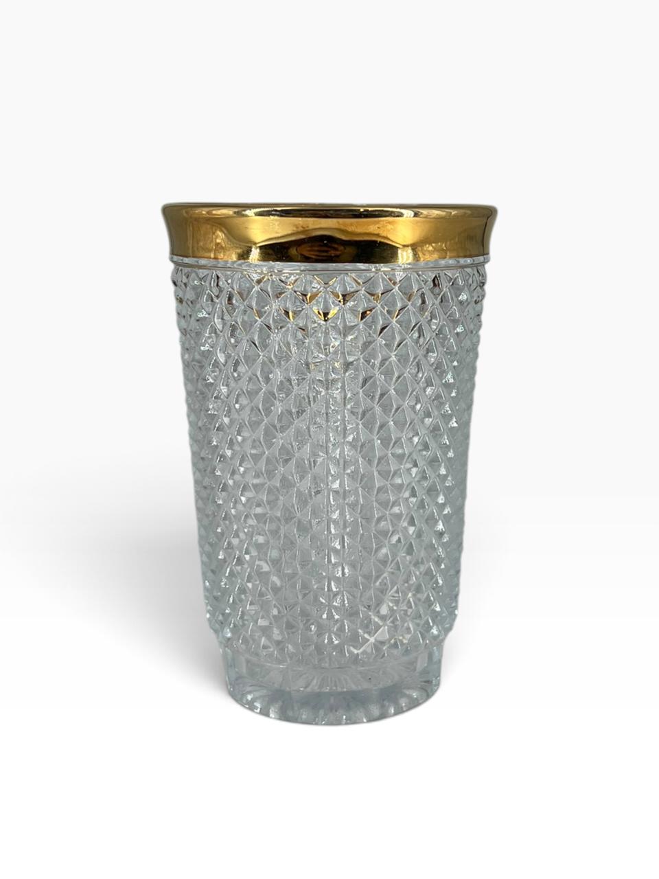 Jogo de 6 Copos Long Drink Ouro