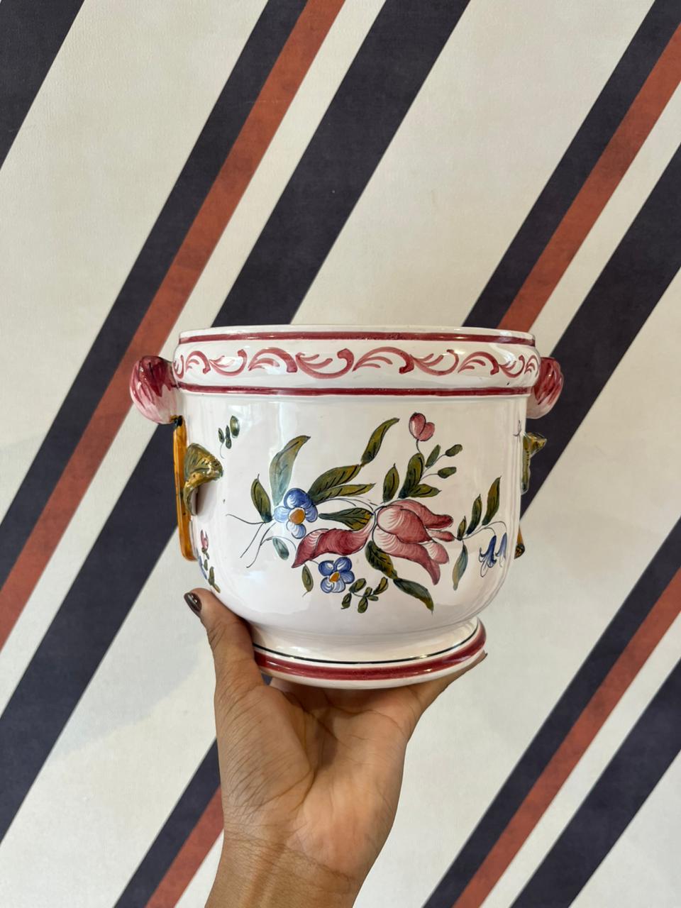 Cachepot Faiança Heritage