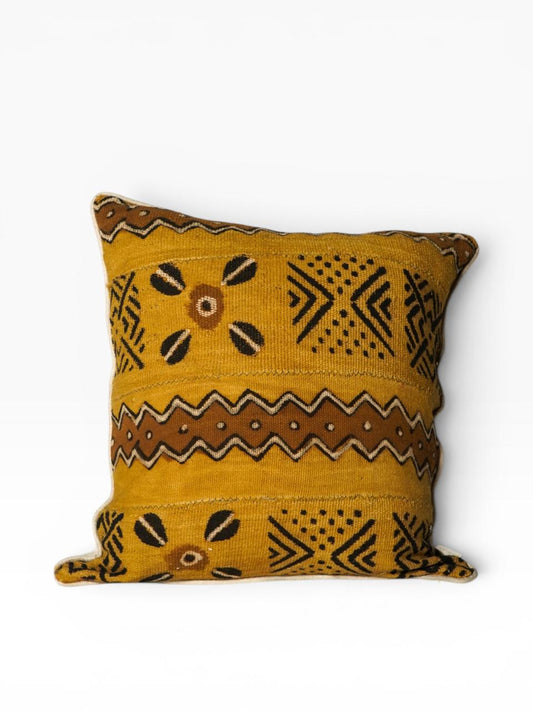 Almofada Bogolan Burkina Faso 69 Caramelo 50x50