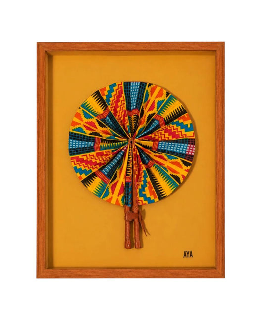 Quadro Leque Pano Celosia