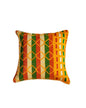 Almofada Kenté Terracota e Verde Cru 55x55