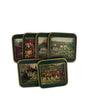 Set 6 Porta Copos Ingleses