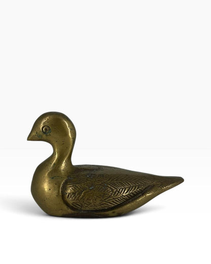 Escultura Pato Bronze