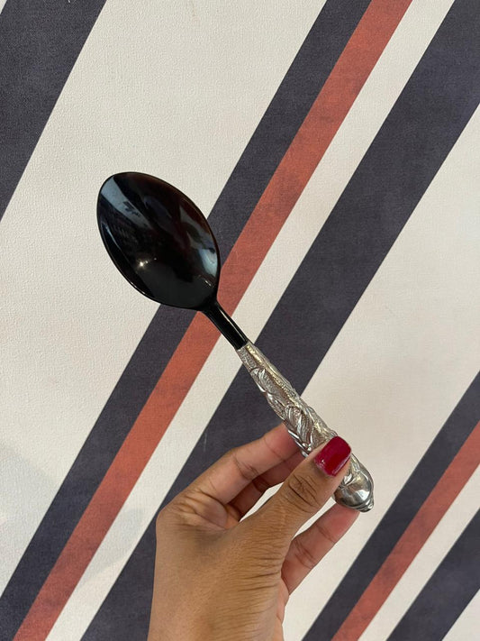 Colher Chifre Folhas G