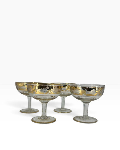 Set 4 Taças Floral
