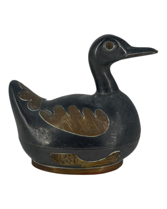Caixa Pato em Estanho