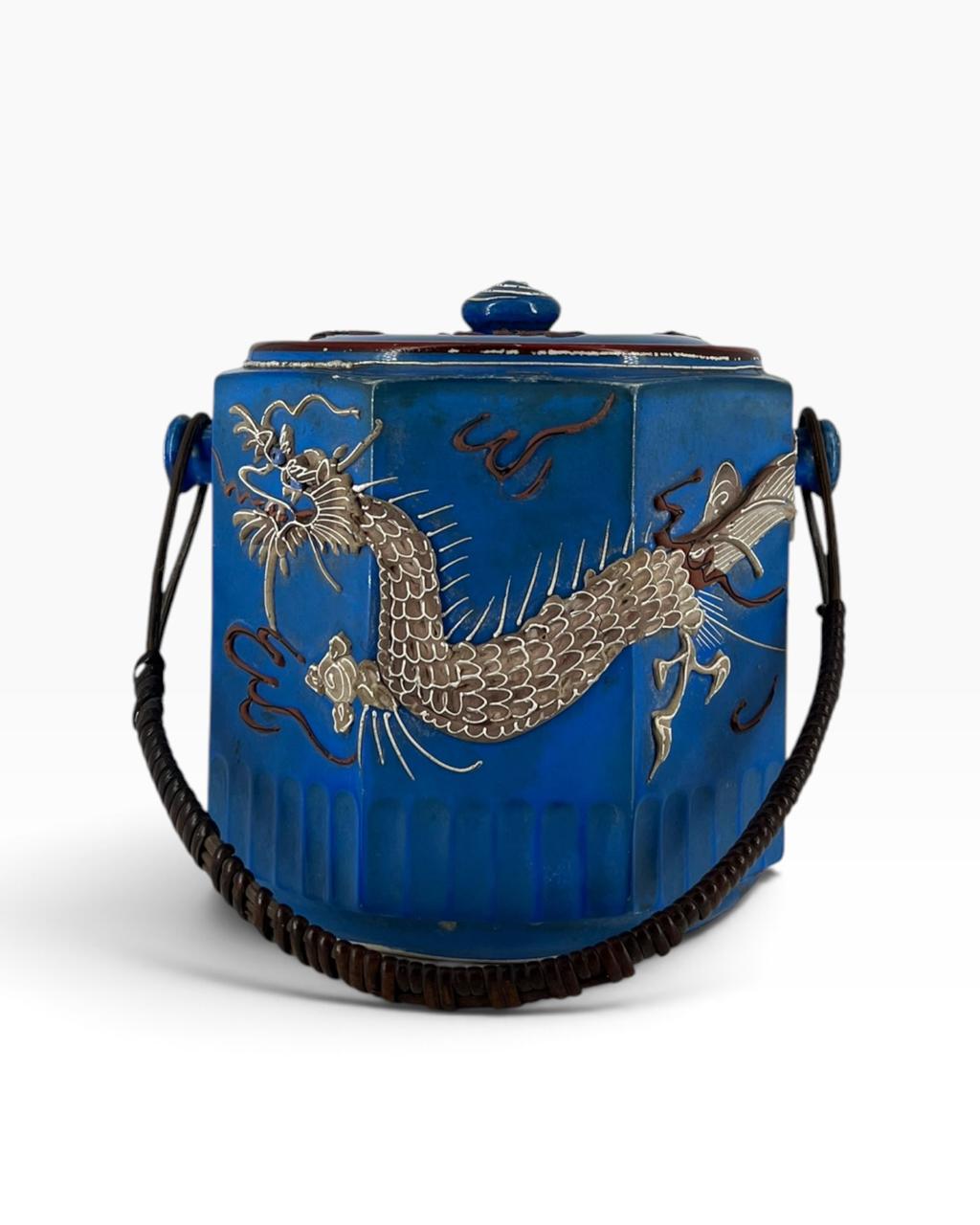 Biscoiteira Dragão Azul