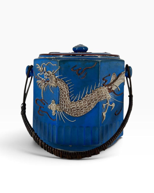 Biscoiteira Dragão Azul