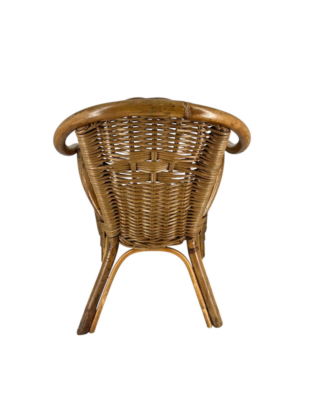 Mini Cadeira Decorativa Rattan II