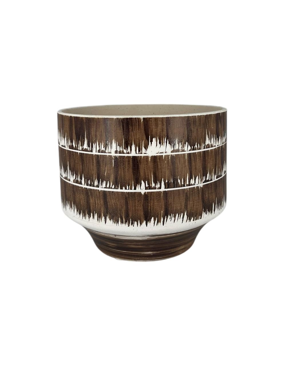 Cachepot Rustico Marrom