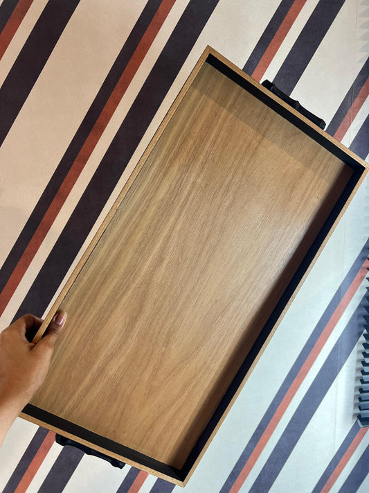 Bandeja Madeira Preta G