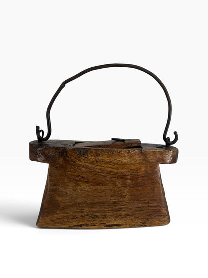 Caixa de Óleo de Madeira
