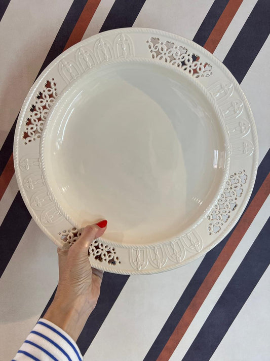 Prato Bolo Royal Creamware