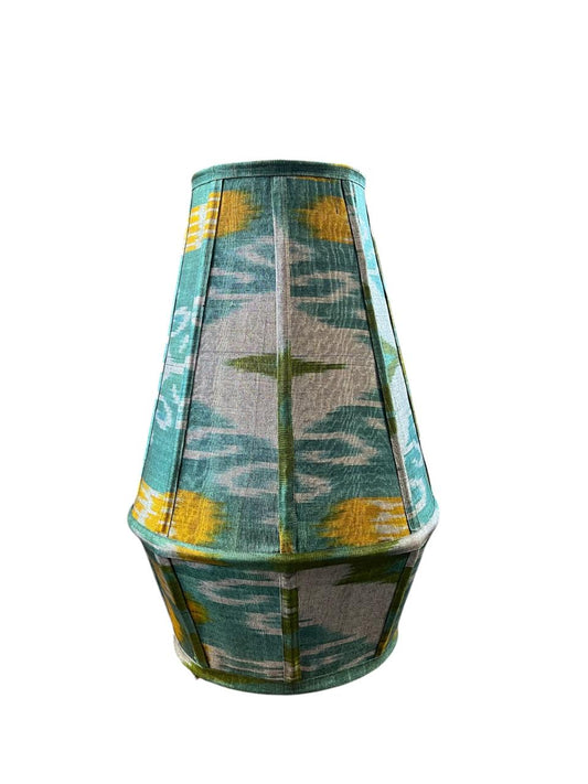 Lanterna Ikat Turquesa