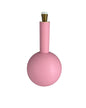 Base Abajur Metal Rosa Claro Fosco