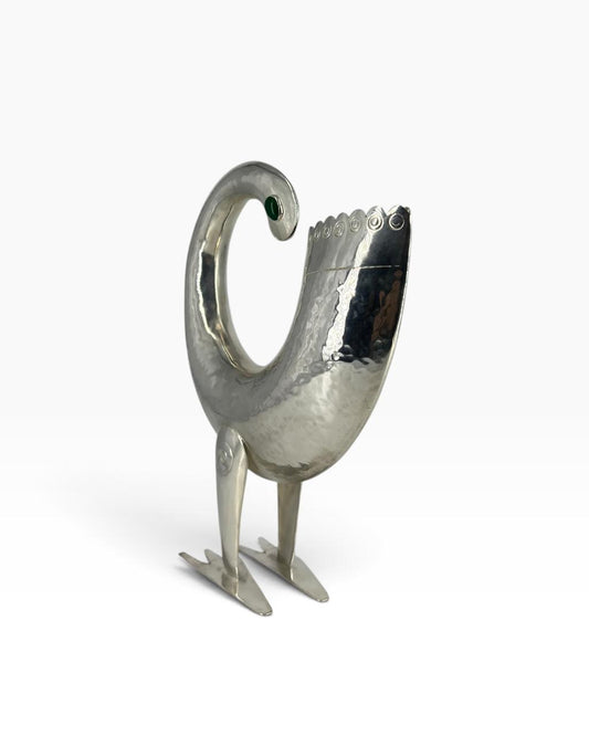 Escultura Sankofa Prata
