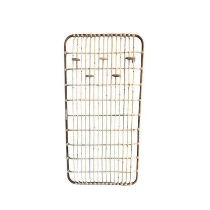 Cabideiro em Rattan 5 Alças