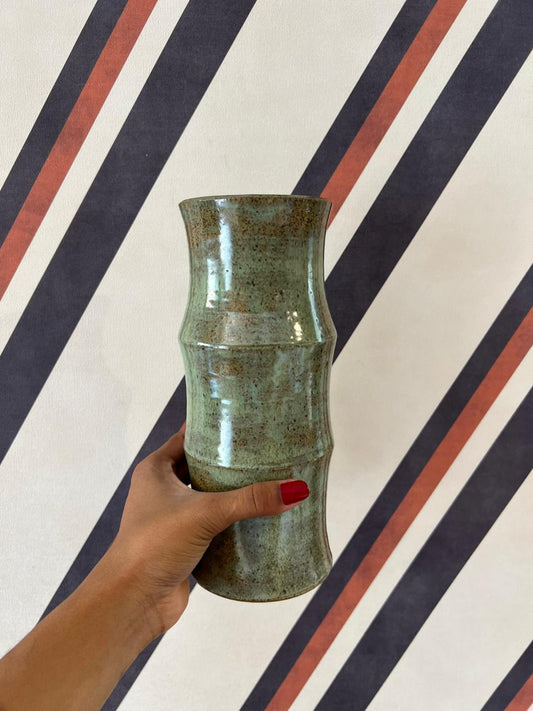 Vaso Bambu Verde M