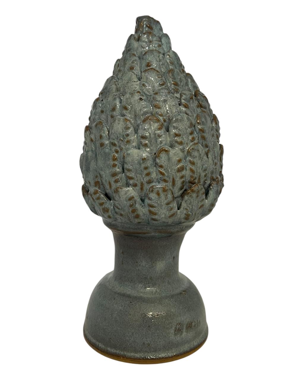 Pinha Decorativa Azul