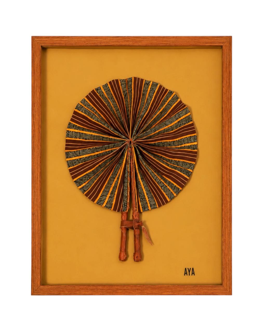 Quadro Leque Pano Yao