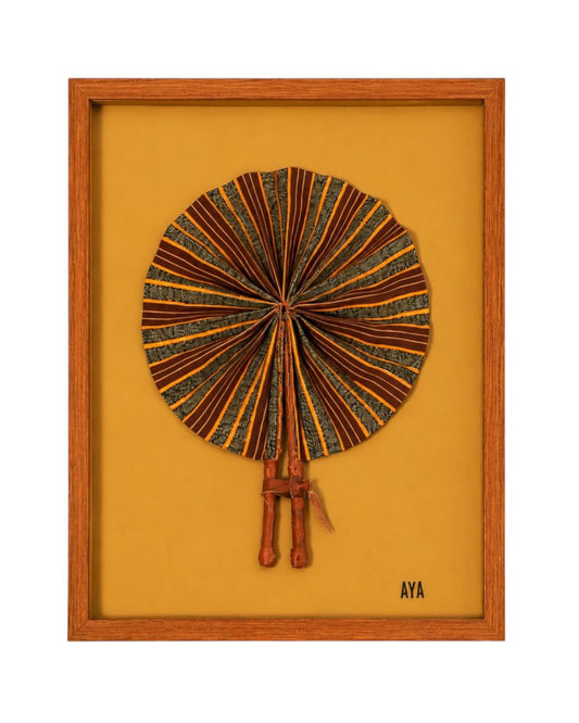 Quadro Leque Pano Yao
