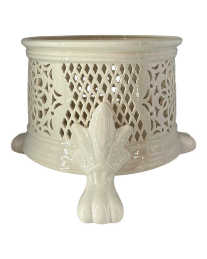 Cachepot Pé Leão Royal Creamware