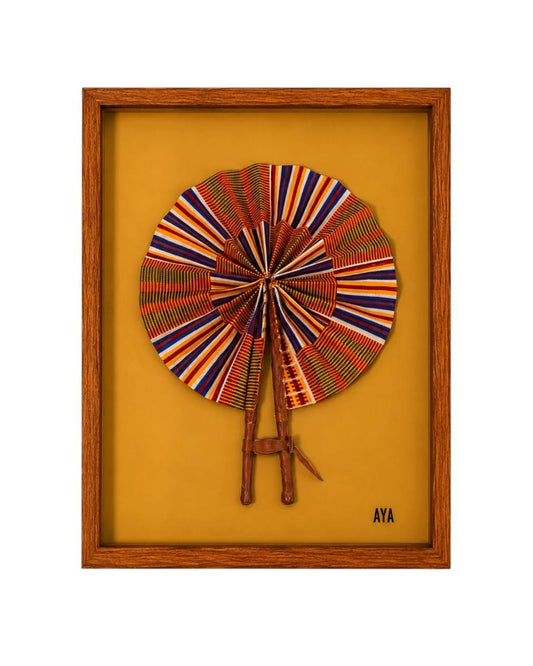 Quadro Leque Pano Alpinia