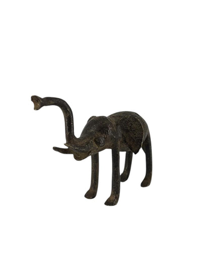 Mini Escultura Elefante em Bronze