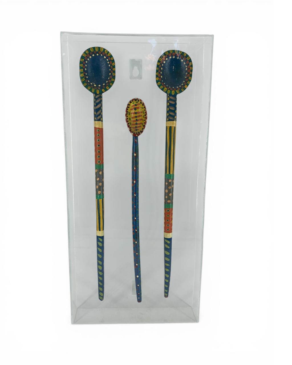 Colheres Africanas em Acrilico I